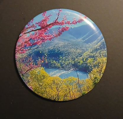 Virginia Round Magnet Set - Dogwood, Redbud, Front Royal Gazebo