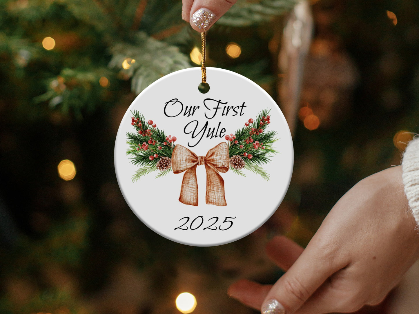 Our First Yule 2025 Holiday Ornament