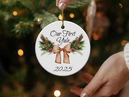 Our First Yule 2025 Holiday Ornament