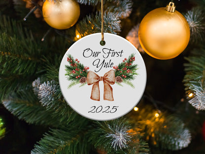 Our First Yule 2025 Christmas Tree Ornament