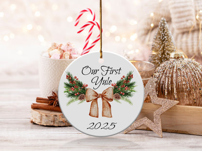 Our First Yule 2025 Holiday Ornament