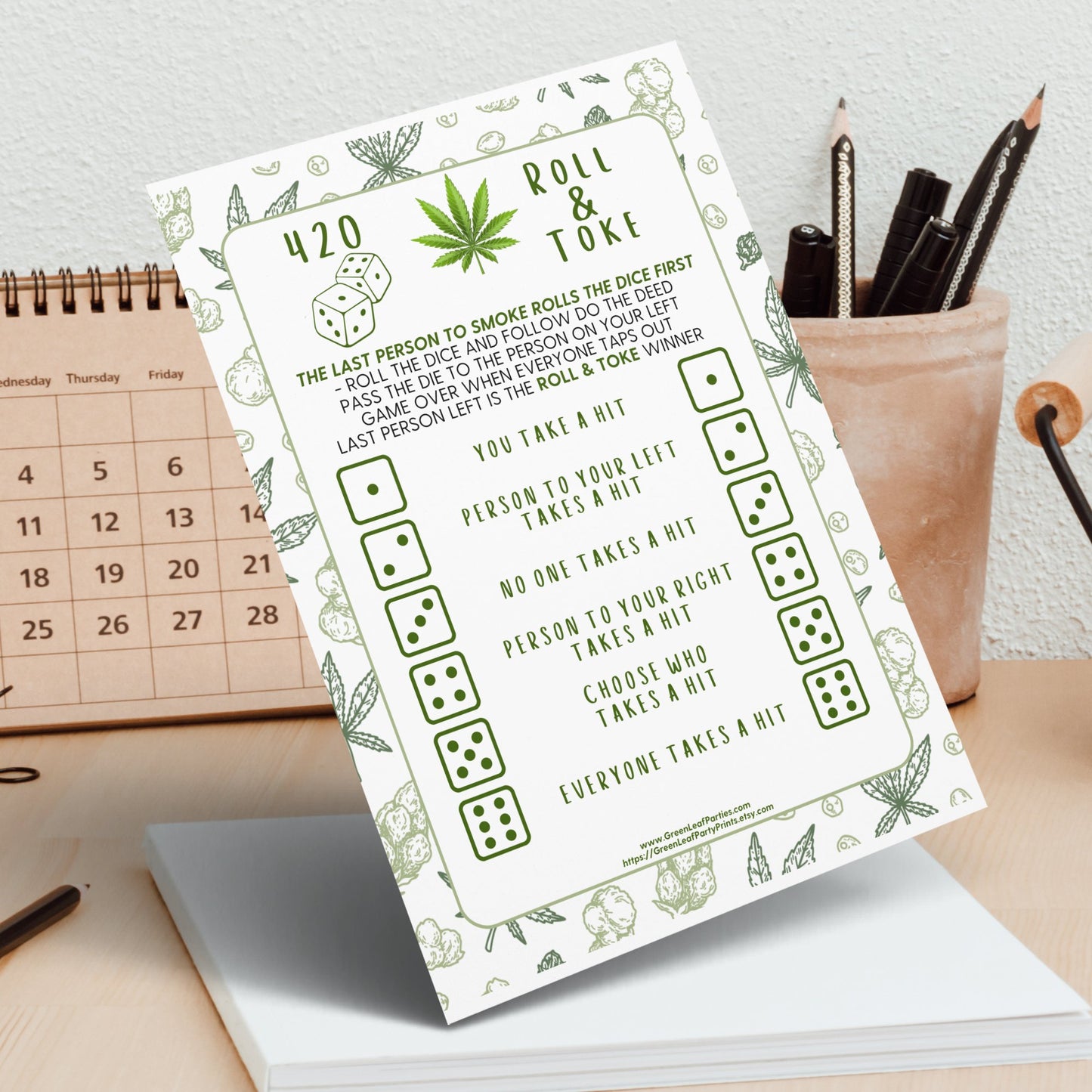 420 Roll & Toke Game Last Person Left Winner product type